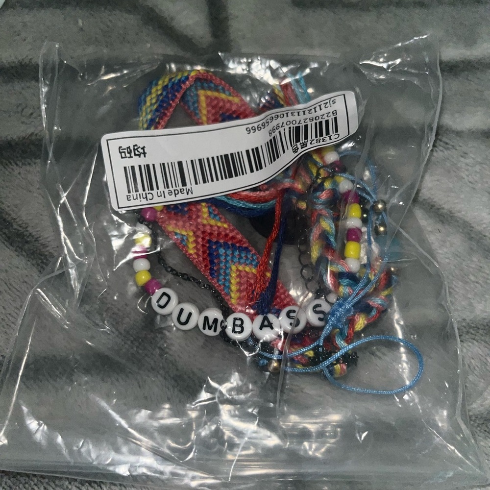 Smart ass, dumb ass and bad ass bracelets